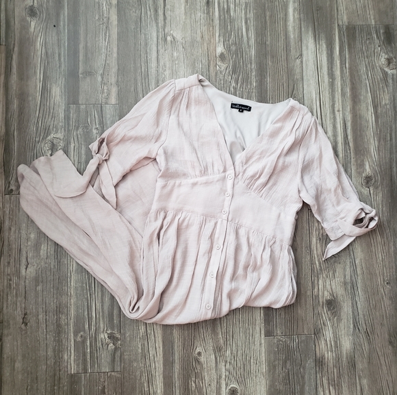 Wishlist Cream Midi Dress - Picture 1 of 4